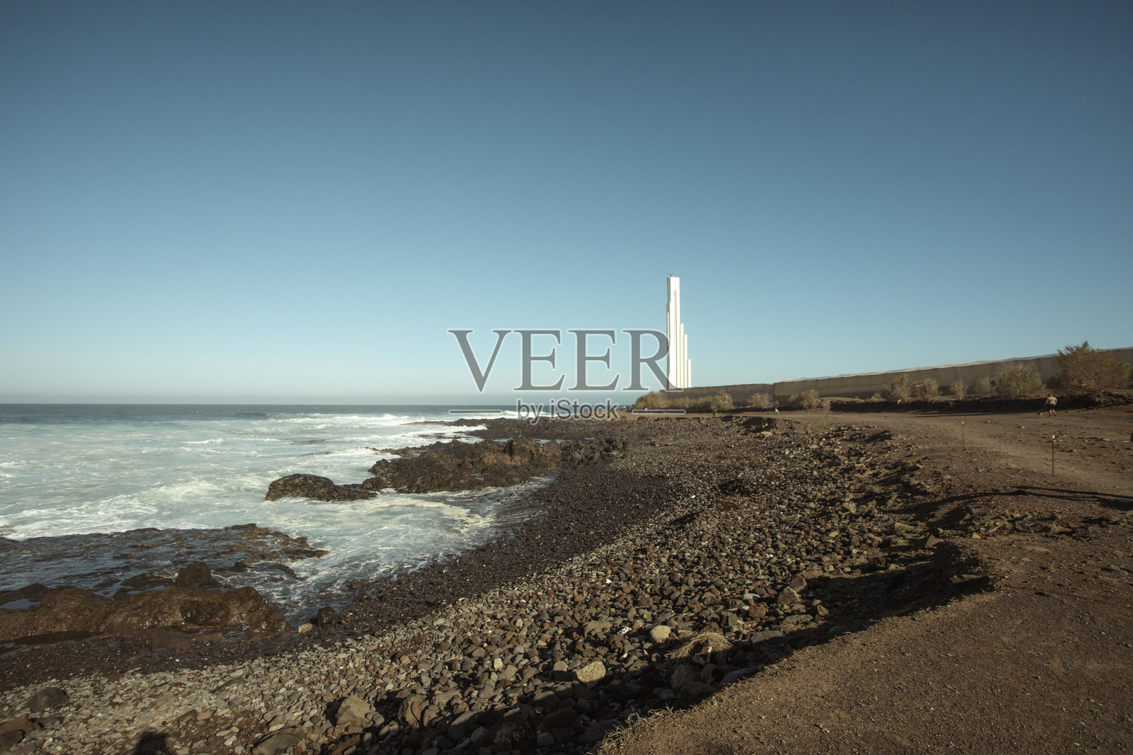 伊达尔戈角灯塔,特内里费岛圣克鲁斯照片摄影图片