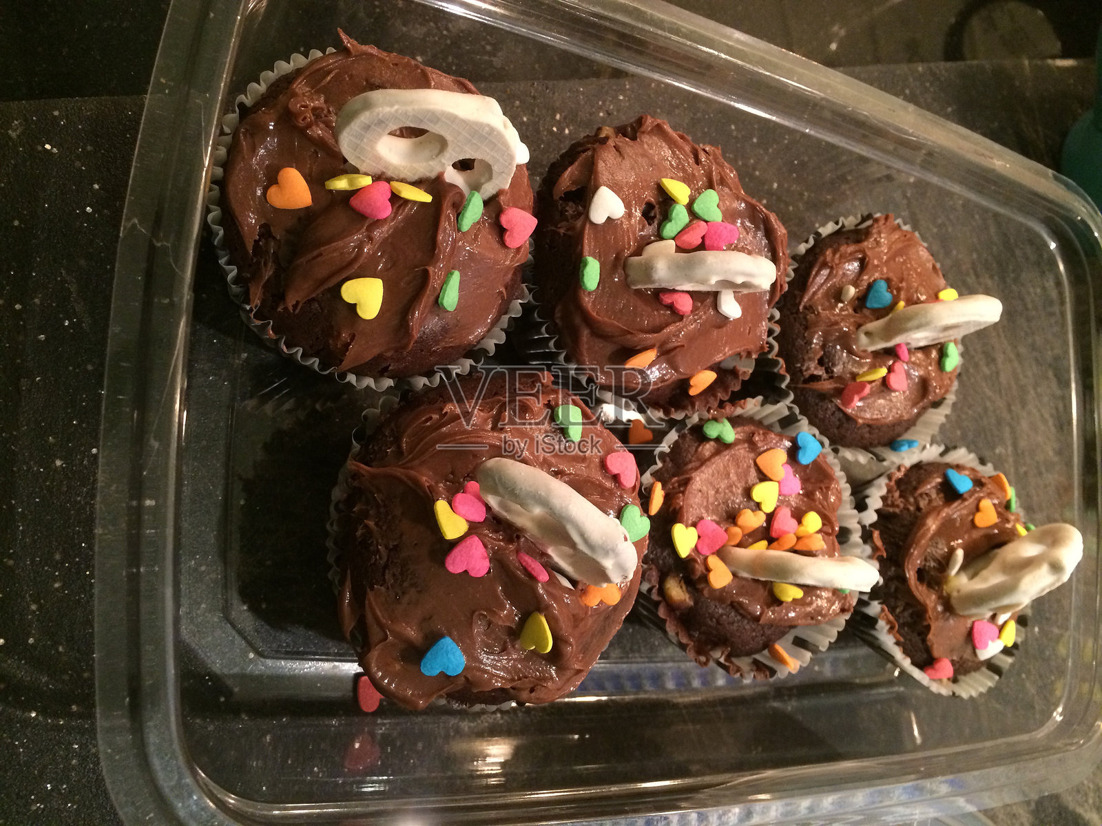 北约克杯子蛋糕照片摄影图片