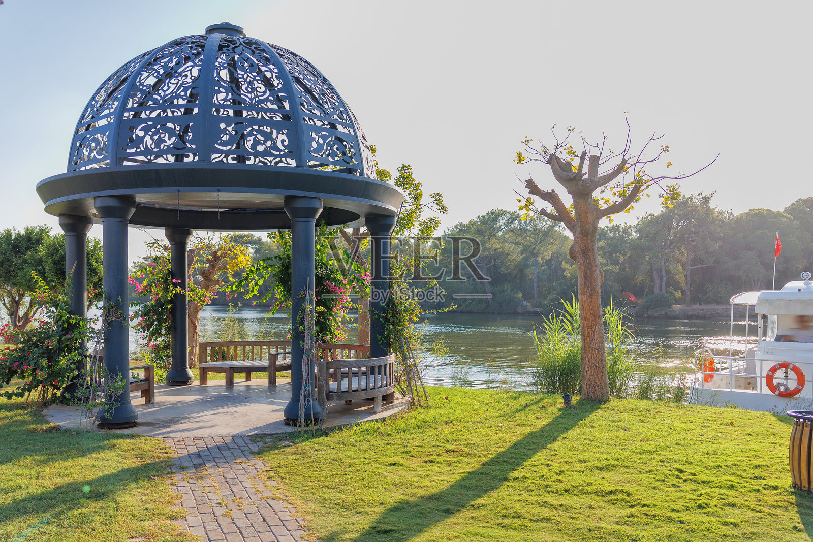 暑假背景照片摄影图片