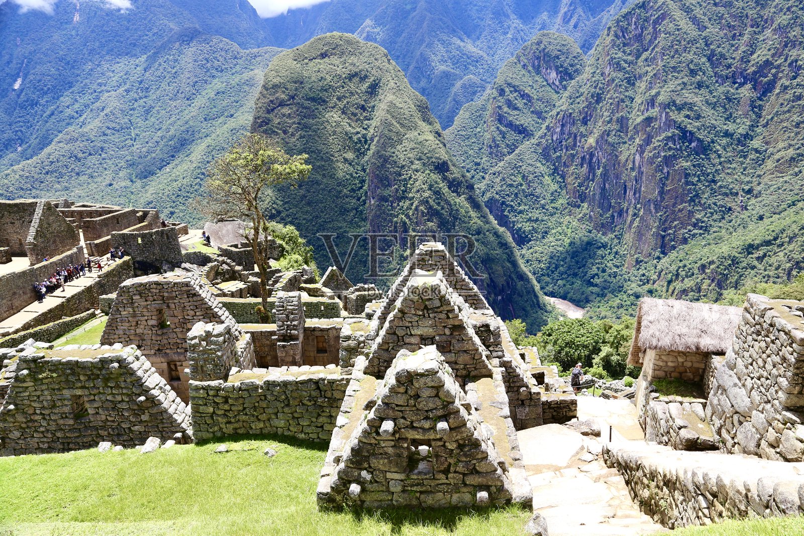 秘鲁的马丘比丘遗址照片摄影图片