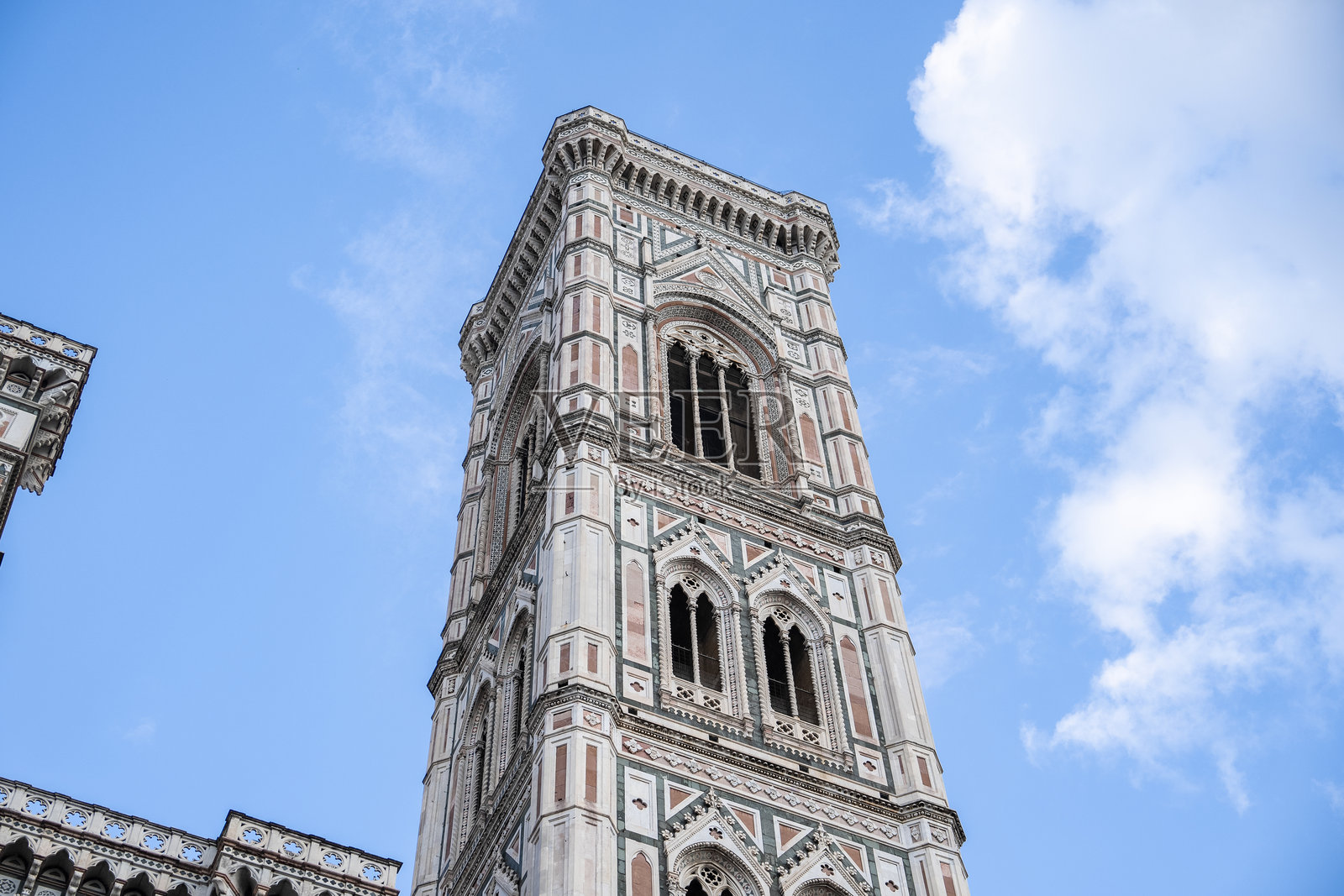 意大利佛罗伦萨著名的圣母百花大教堂。照片摄影图片