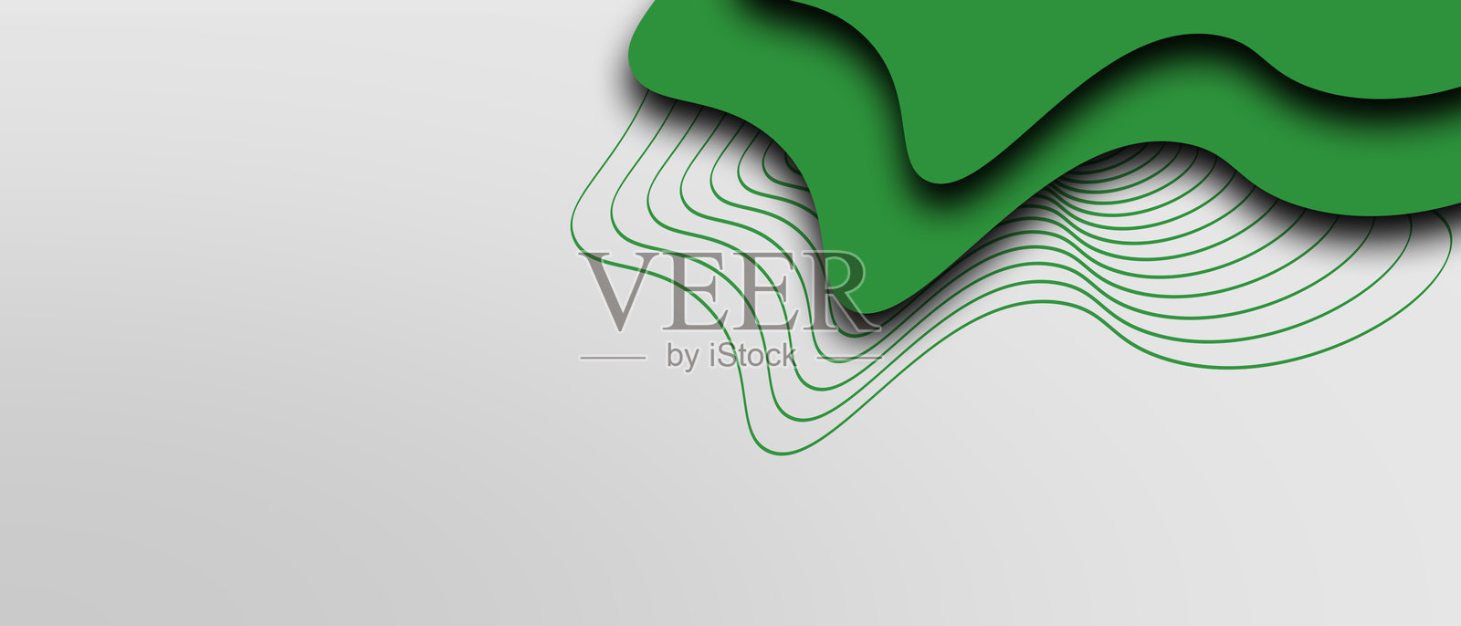 IT会议邀请的社交媒体公告背景横幅,商务会议插画图片素材