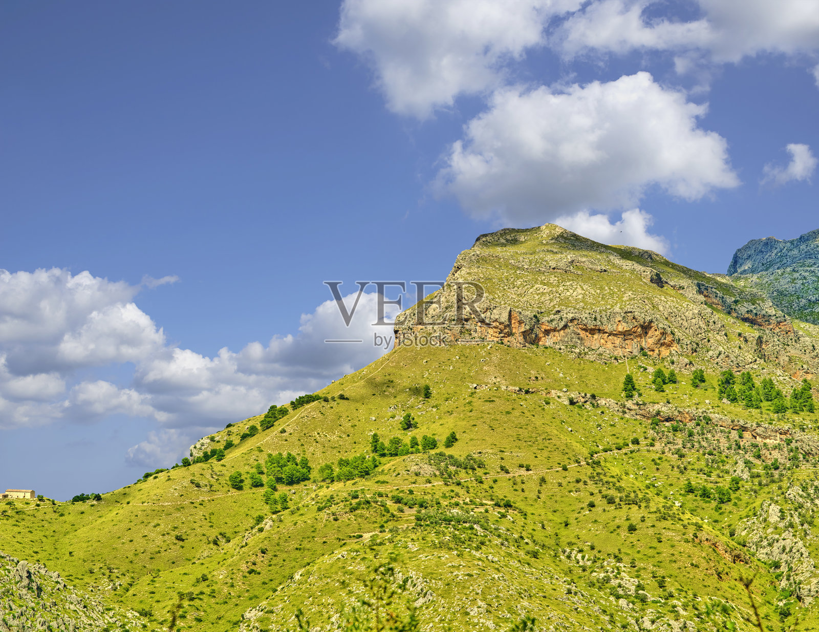 特拉蒙塔纳山脉 - 西班牙马洛卡照片摄影图片