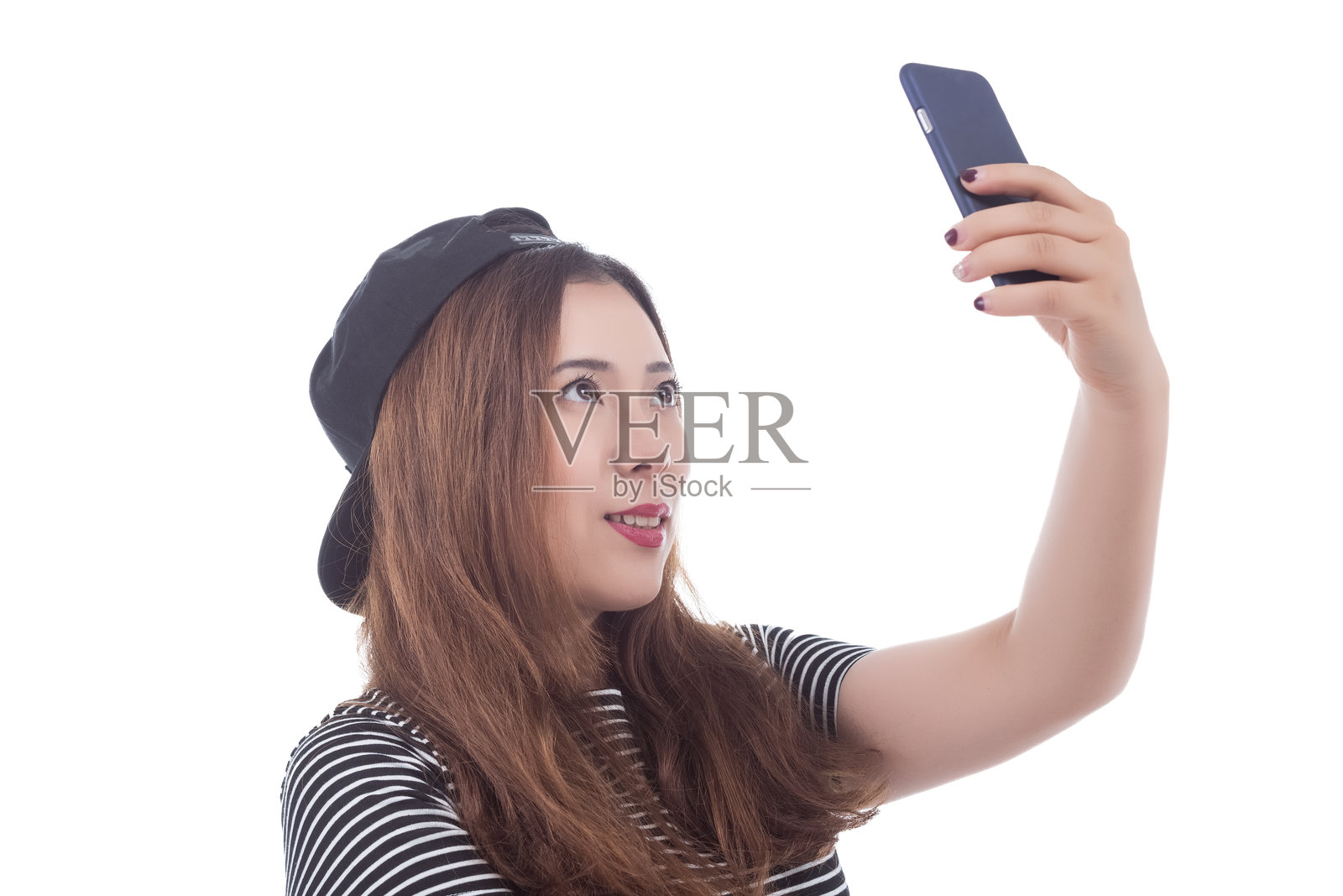 漂亮的文艺女孩自拍照片摄影图片