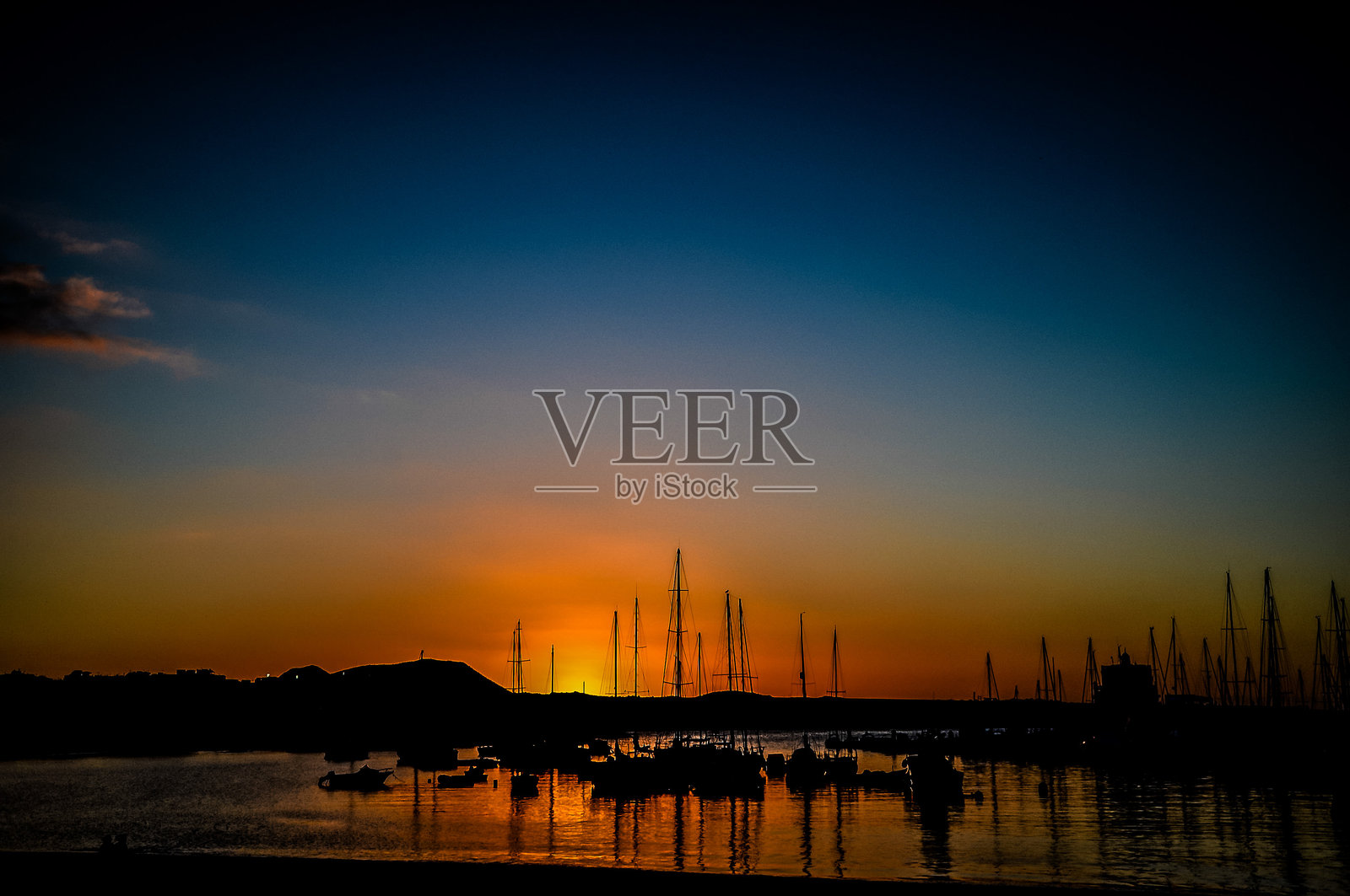 大西洋上的日落照片摄影图片