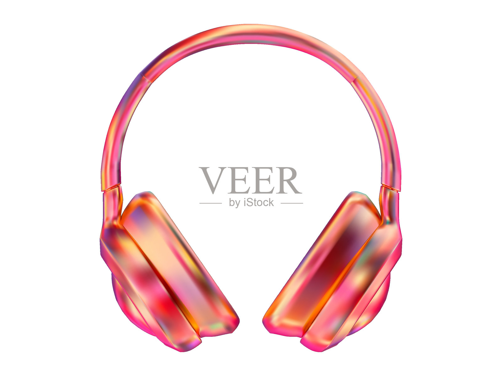 霓虹耳机10插画图片素材