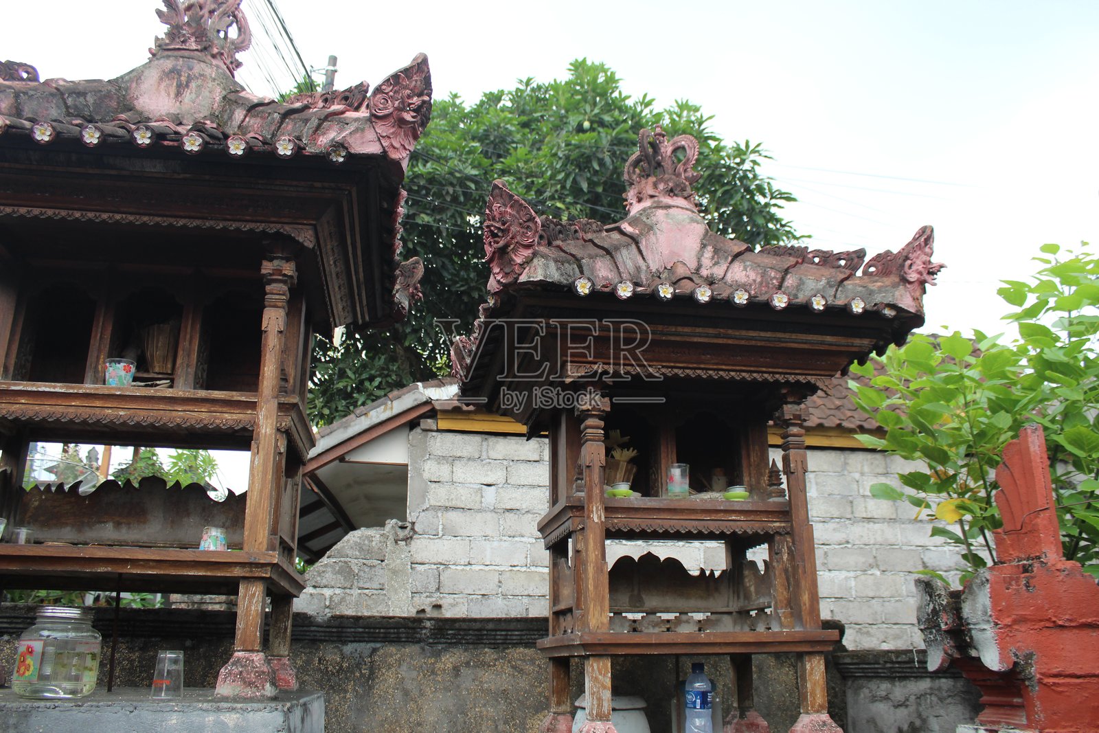 巴厘岛的印度教寺庙照片摄影图片