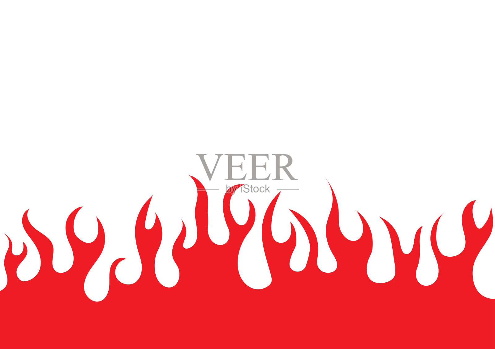 火焰背景。插画图片素材