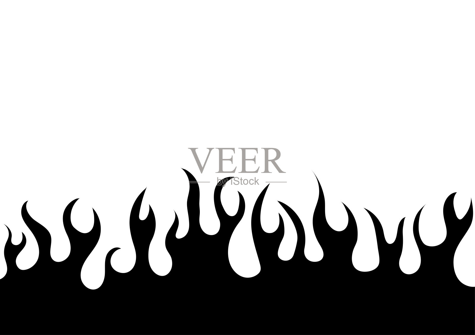 火焰背景。插画图片素材