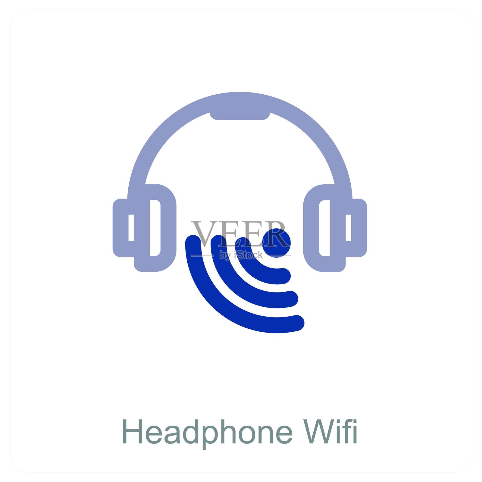 耳机 WiFi插画图片素材