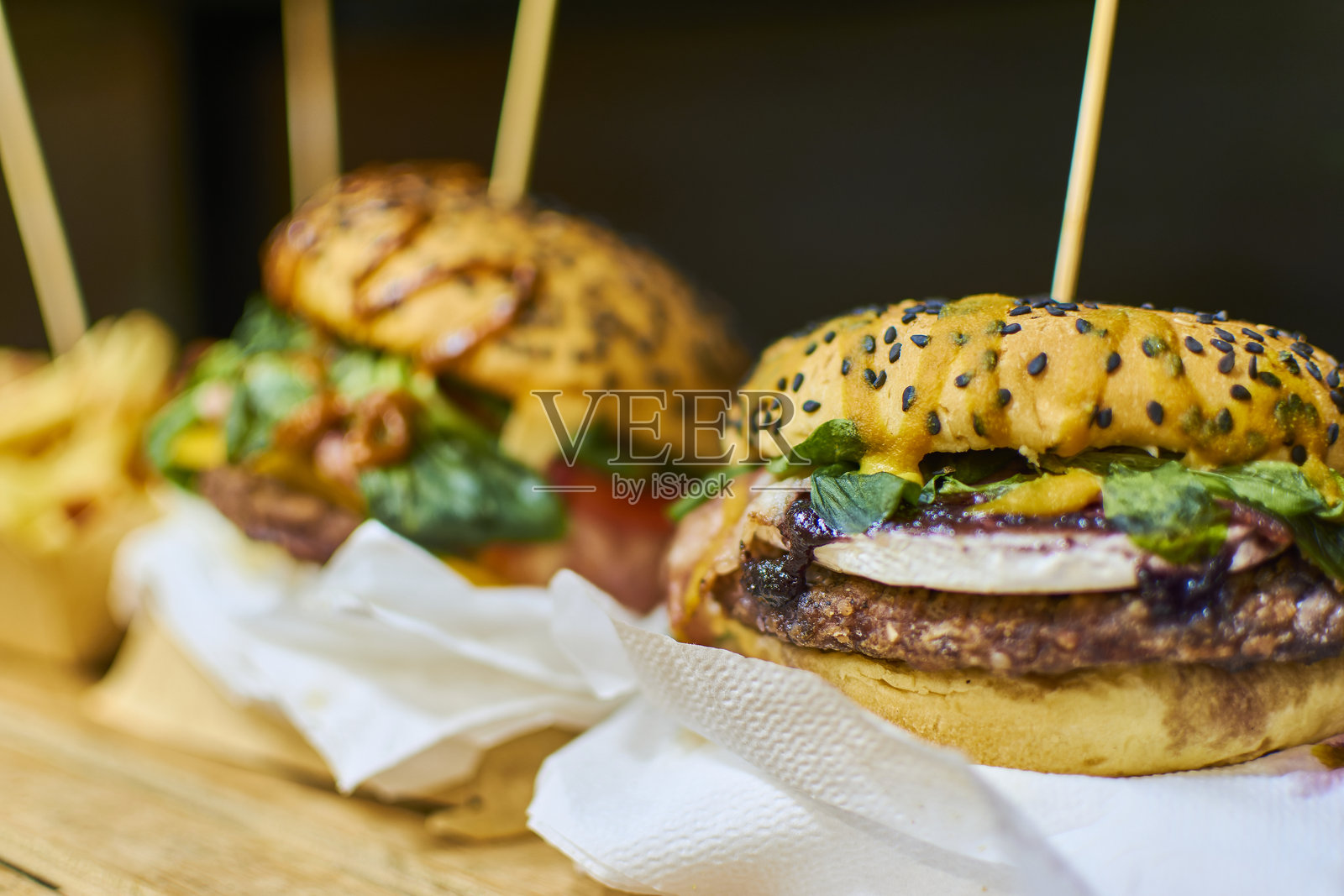 汉堡食品节。照片摄影图片