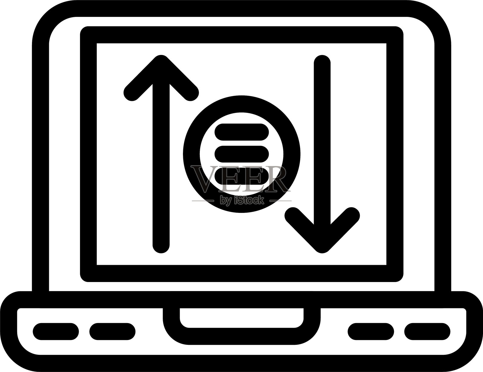 排序线性风格图标设计插画图片素材