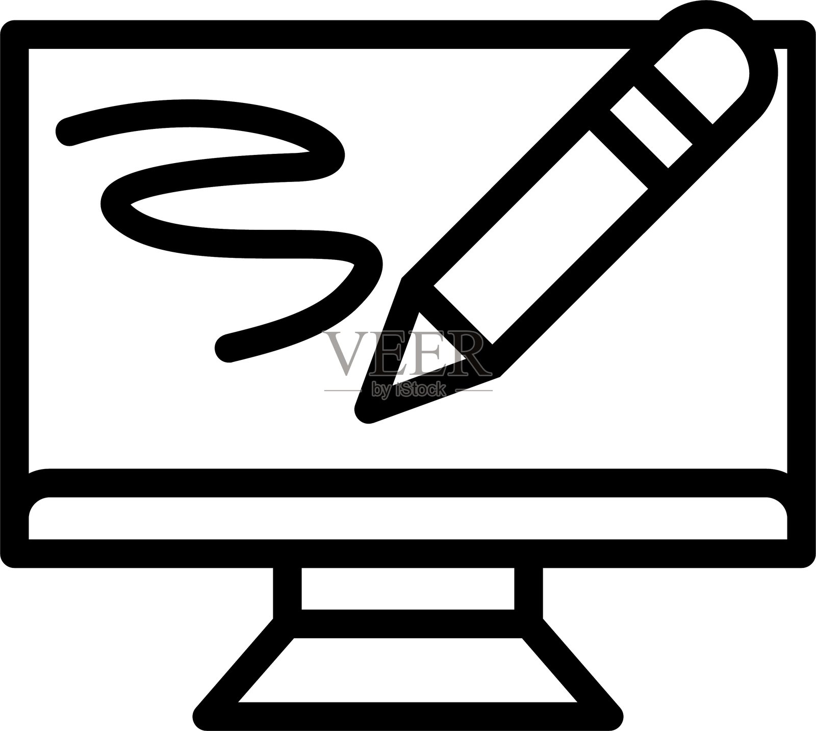 线性风格图标设计绘图插画图片素材