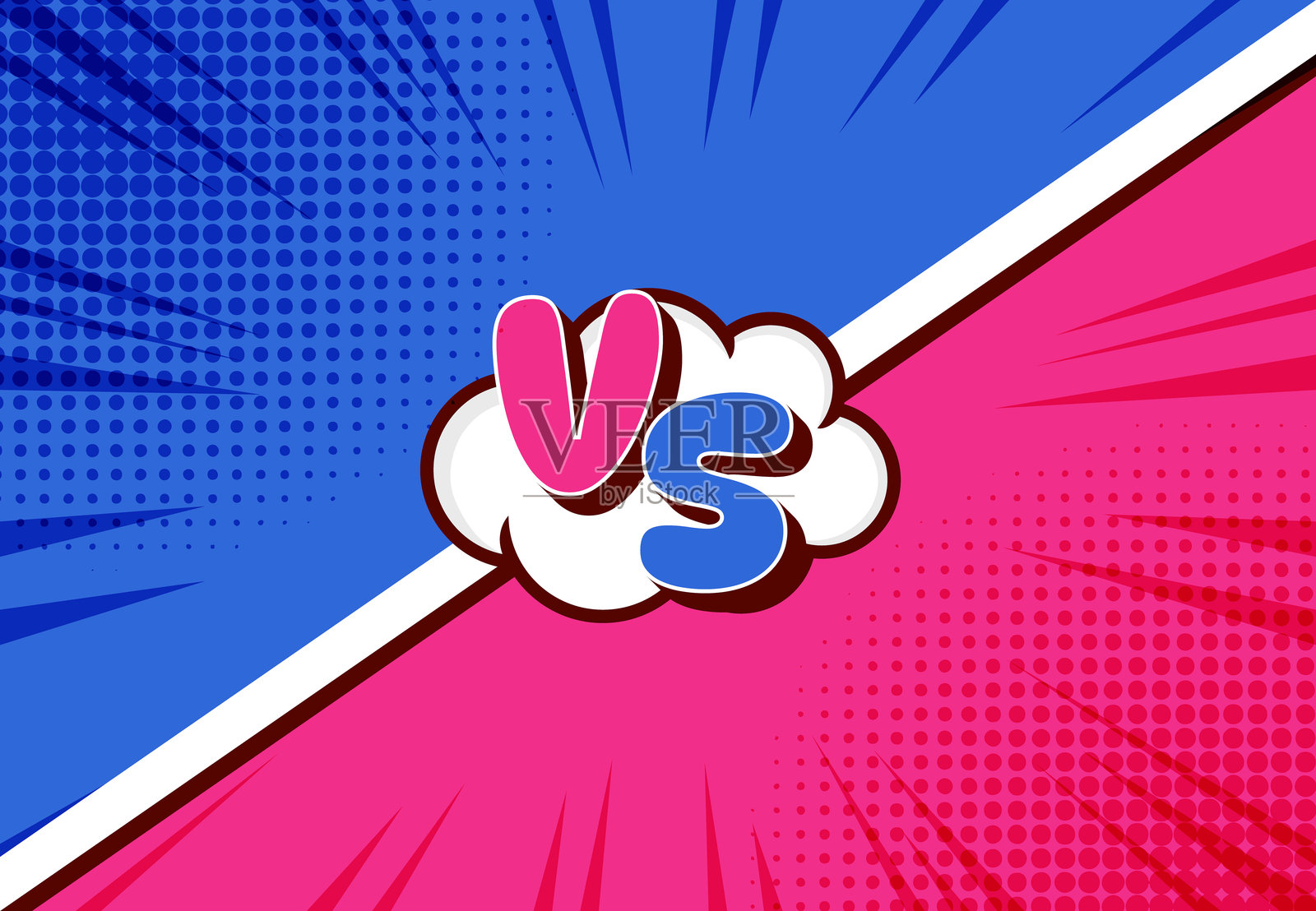 漫画波普艺术背景插画图片素材