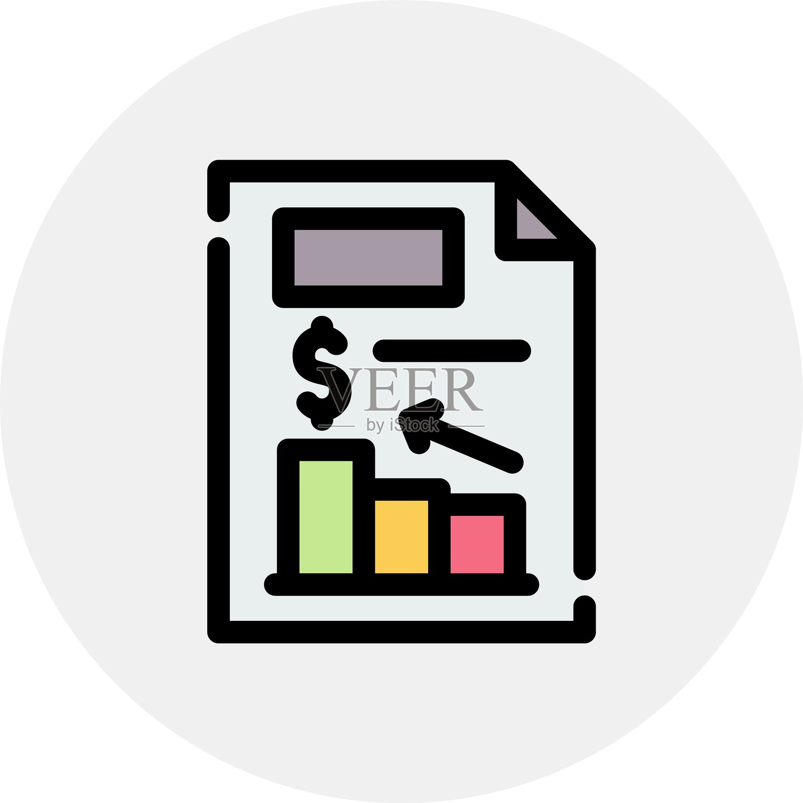 投资图标插画图片素材