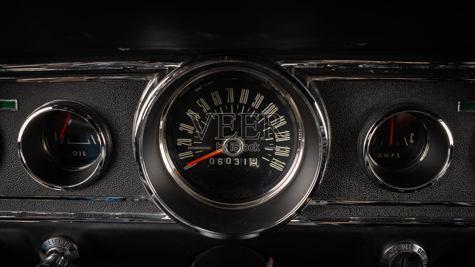 蓝色1966年肌肉车照片摄影图片