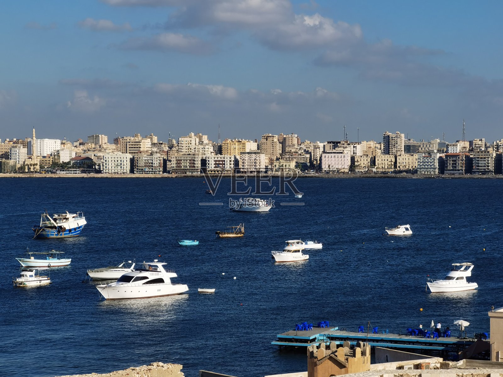 埃及亚历山大的城市风景照片摄影图片