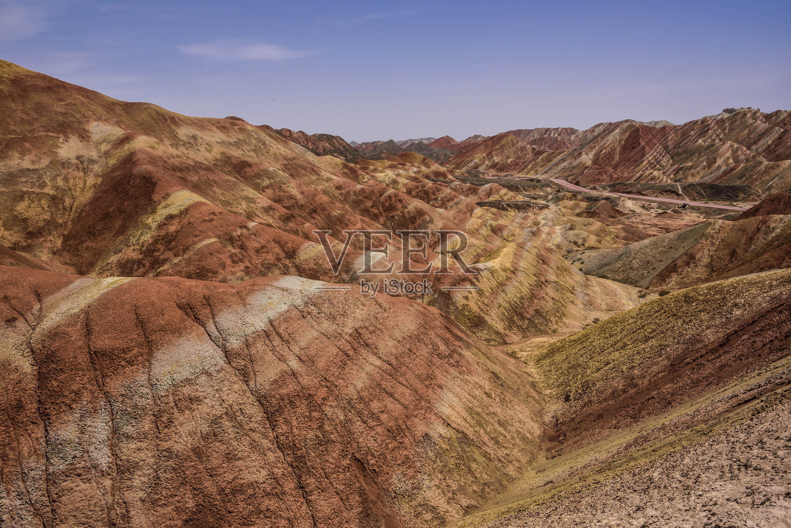 张掖丹霞地质公园,中国照片摄影图片