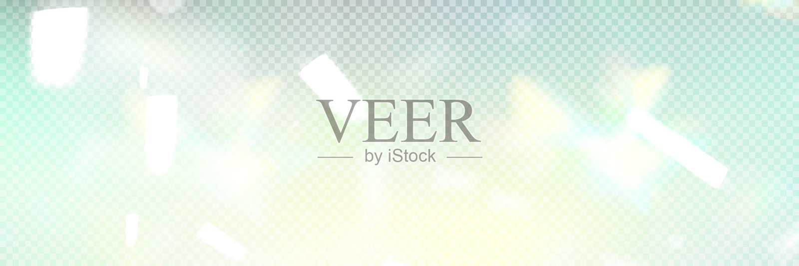 彩色矢量镜头,水晶彩虹光和透明光晕效果。背景叠加。三棱镜概念。插画图片素材