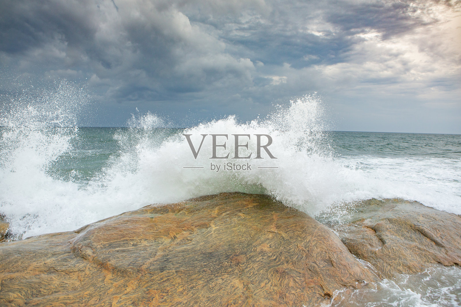 斯里兰卡印度洋沿岸美丽的海滩。照片摄影图片