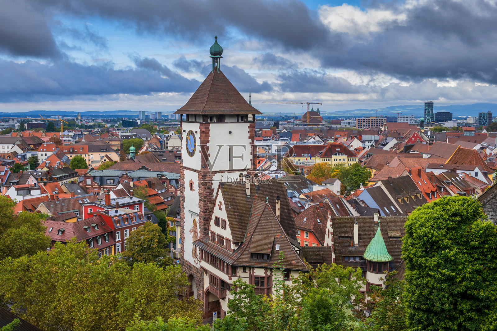 德国弗赖堡老城照片摄影图片