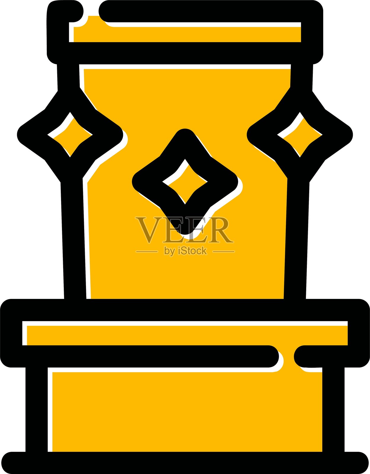 梳妆台图标插画图片素材