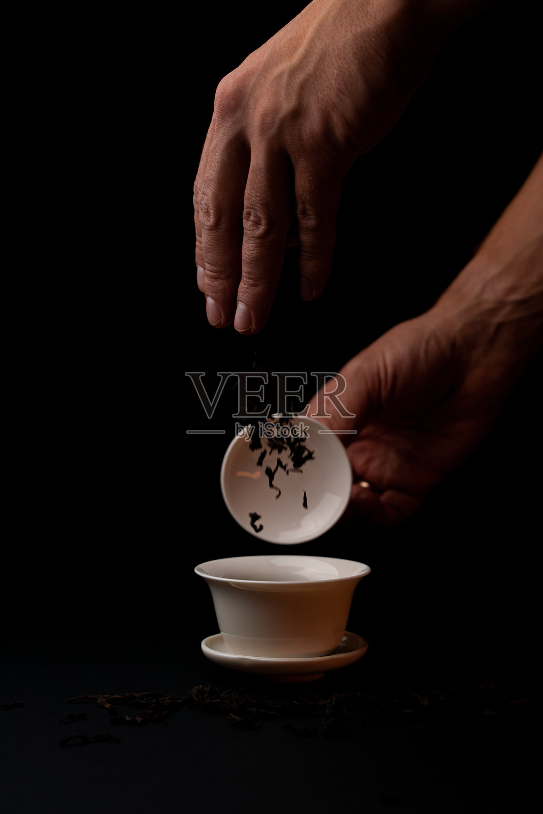 传统宁静的中国茶道仪式照片摄影图片