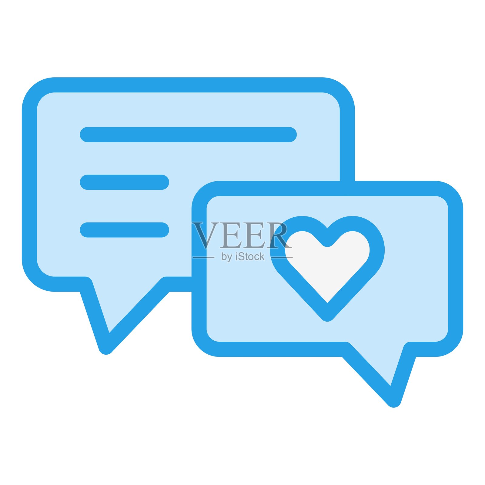 聊天向量图标设计插图插画图片素材