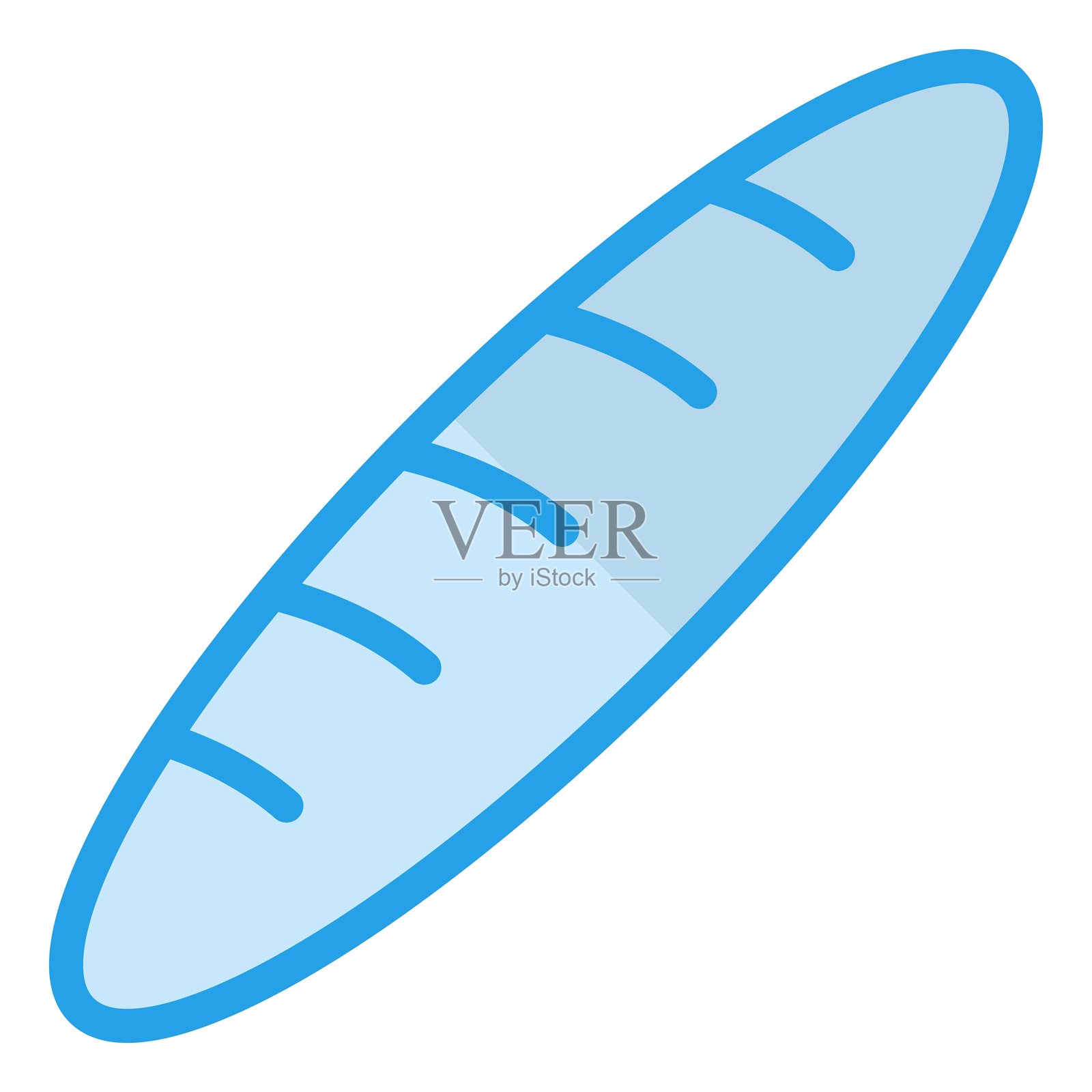 法棍面包矢量图标设计插图插画图片素材