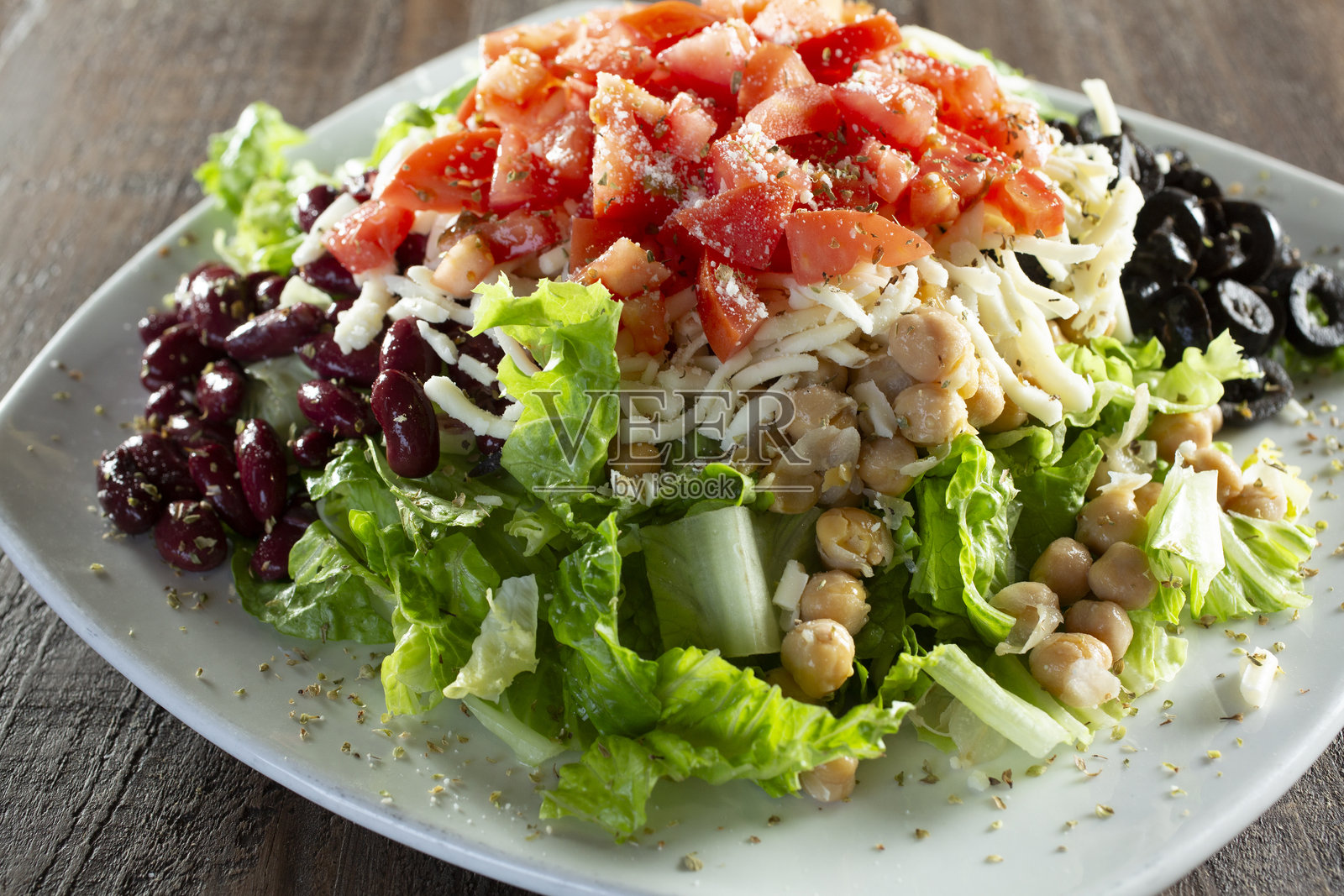 花园沙拉照片摄影图片