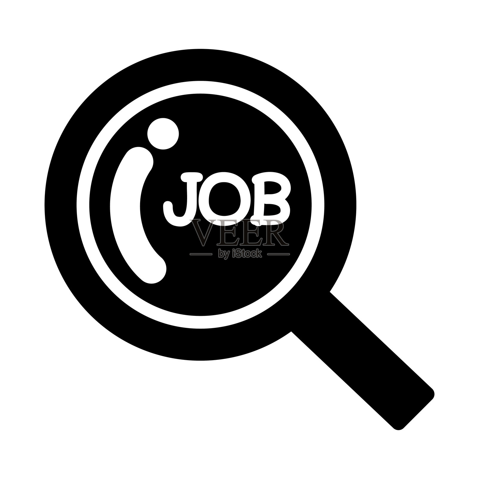 寻找工作的图标插画图片素材