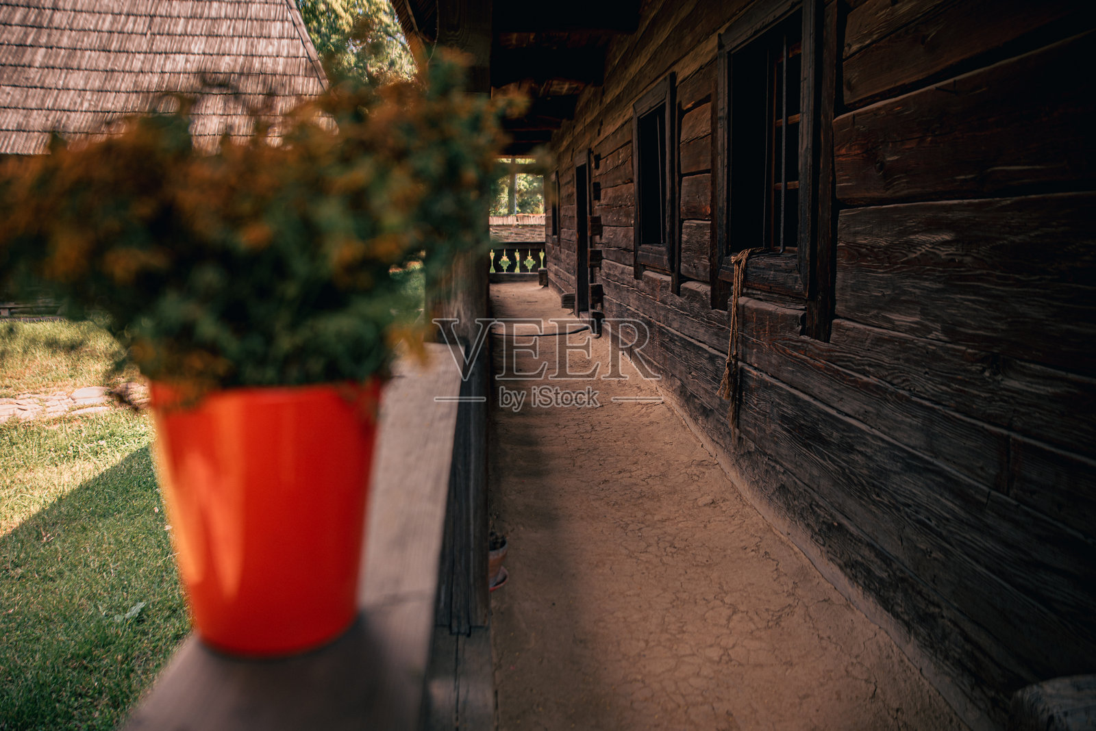古老的传统复古房屋照片摄影图片