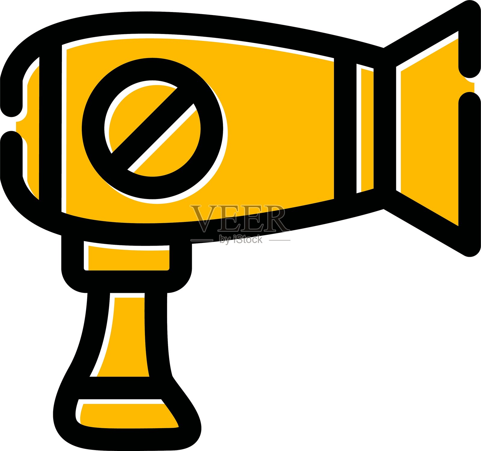 吹风机图标插画图片素材