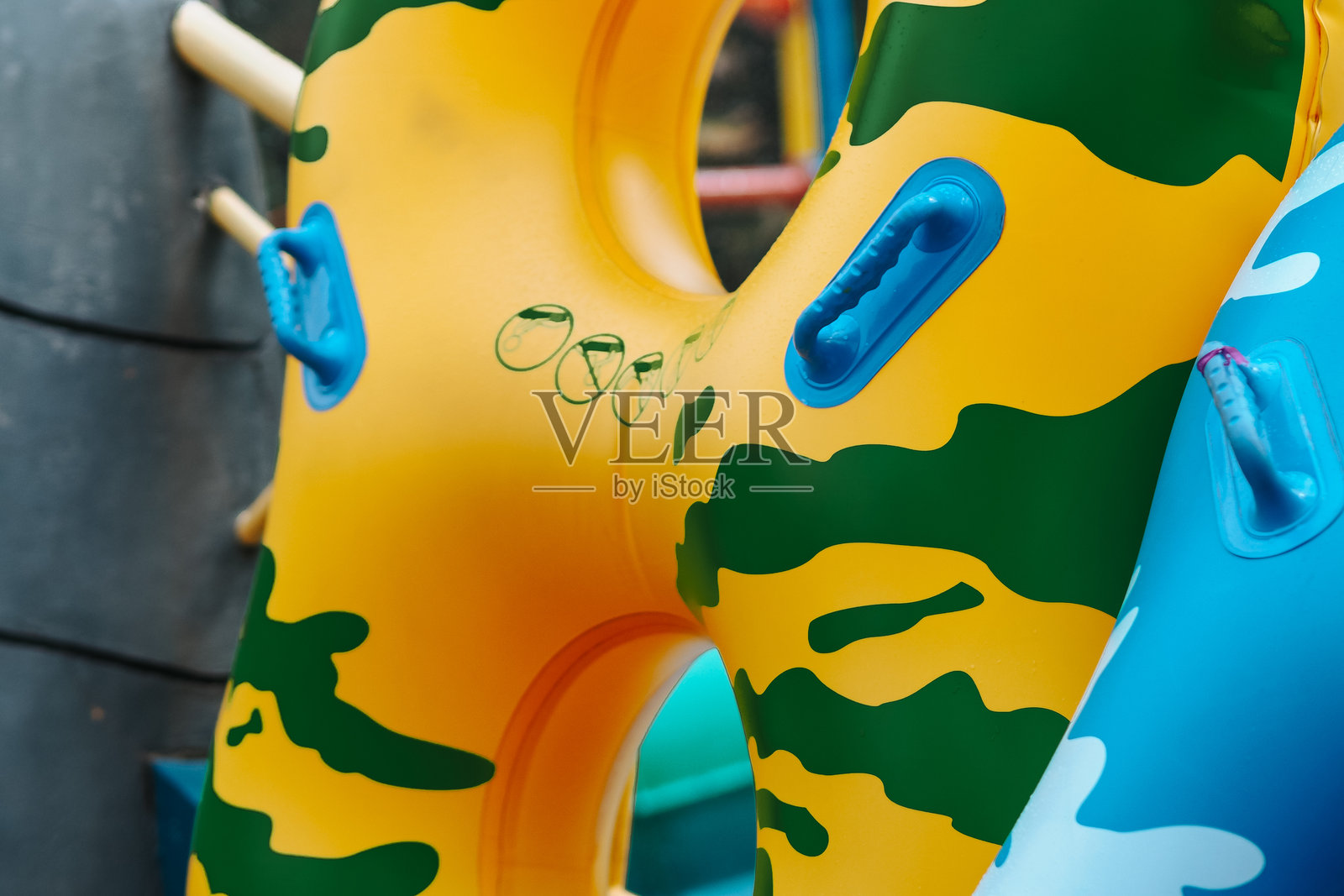 双浮筒上的手柄特写照片摄影图片