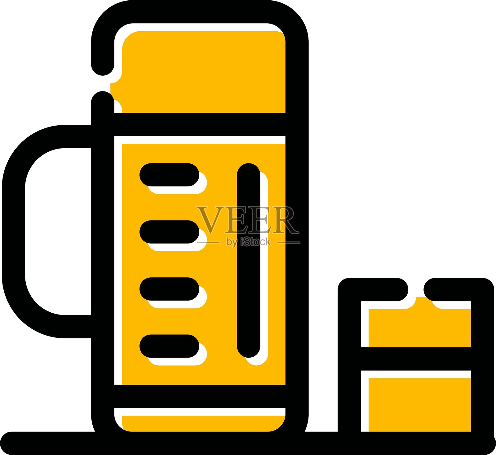 保温瓶图标插画图片素材