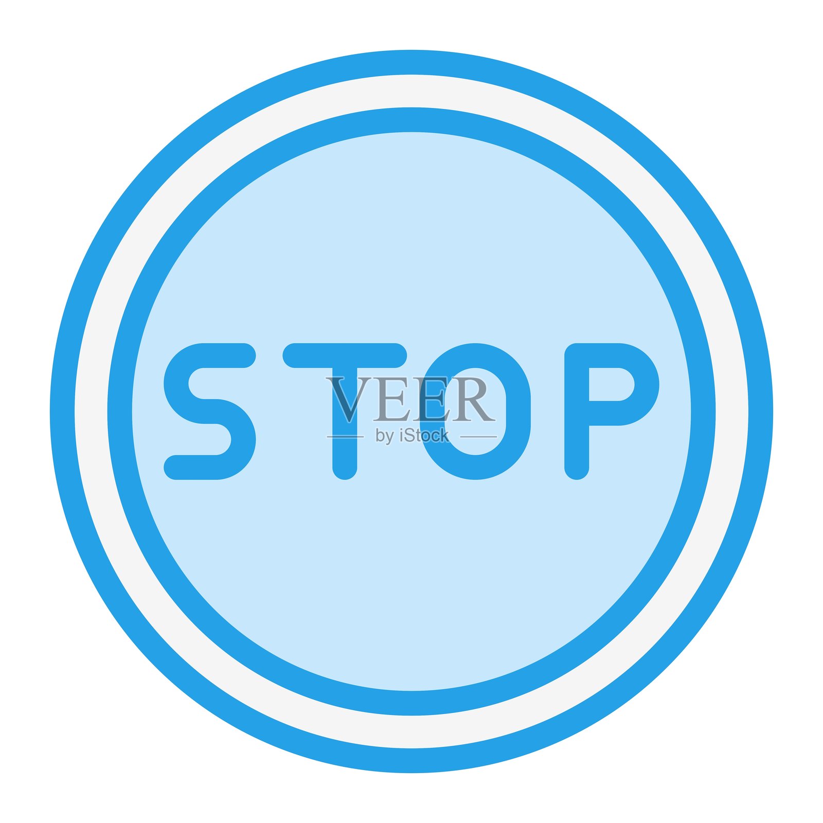 停止矢量图标设计插图插画图片素材