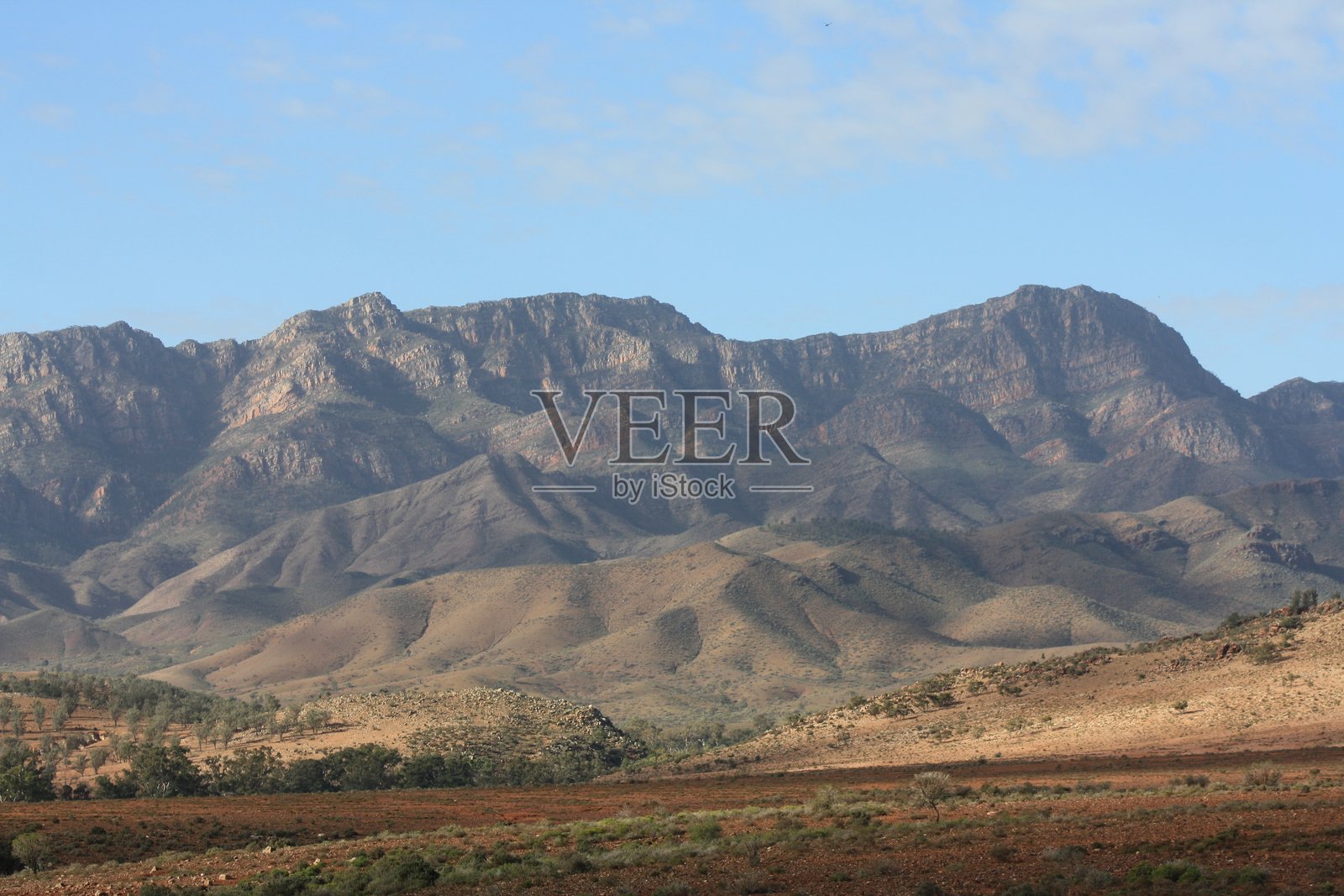 南澳大利亚的弗林德斯山脉,位于州首府阿德莱德以北。照片摄影图片