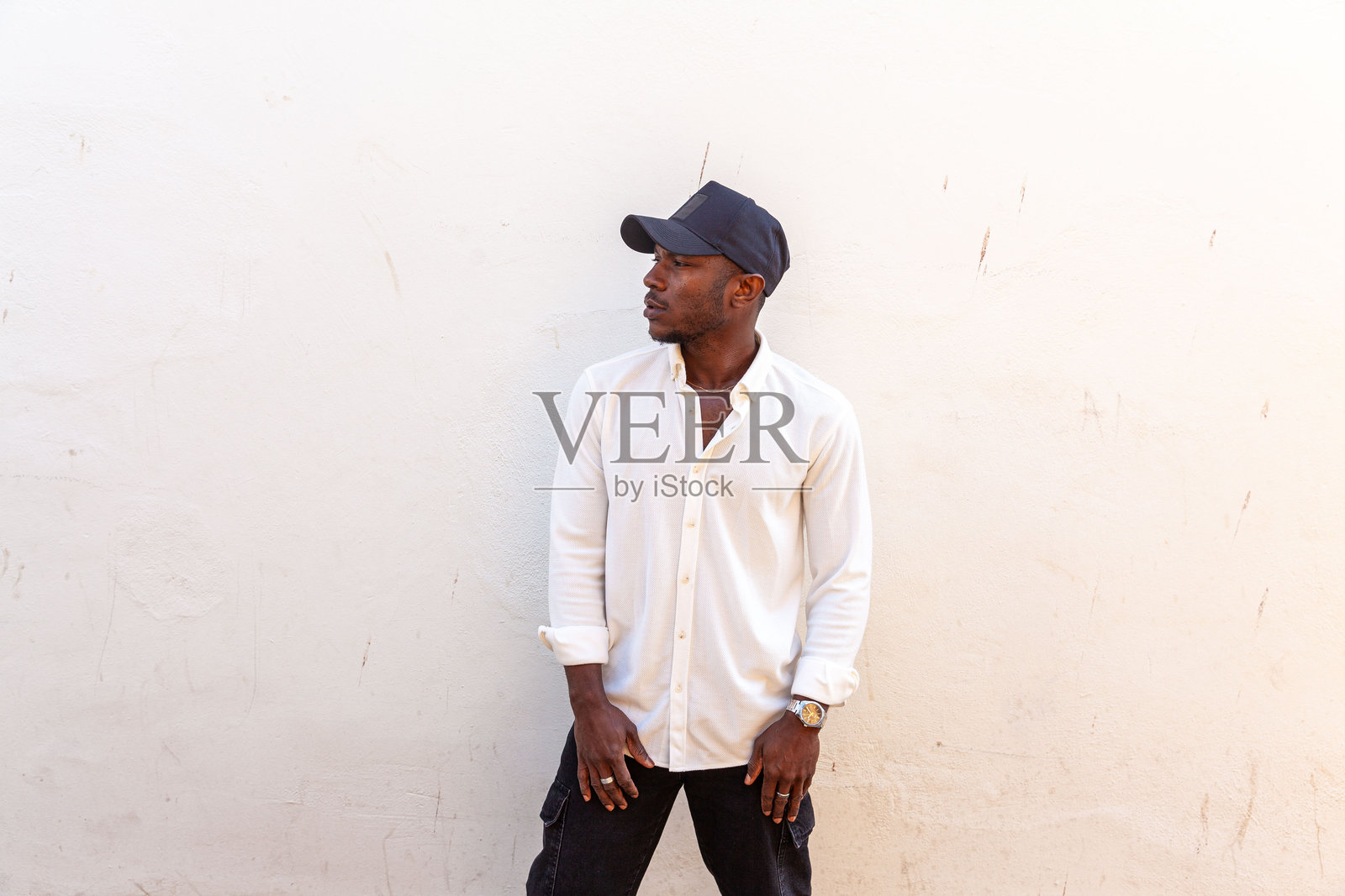 非洲裔男性的肖像照片摄影图片