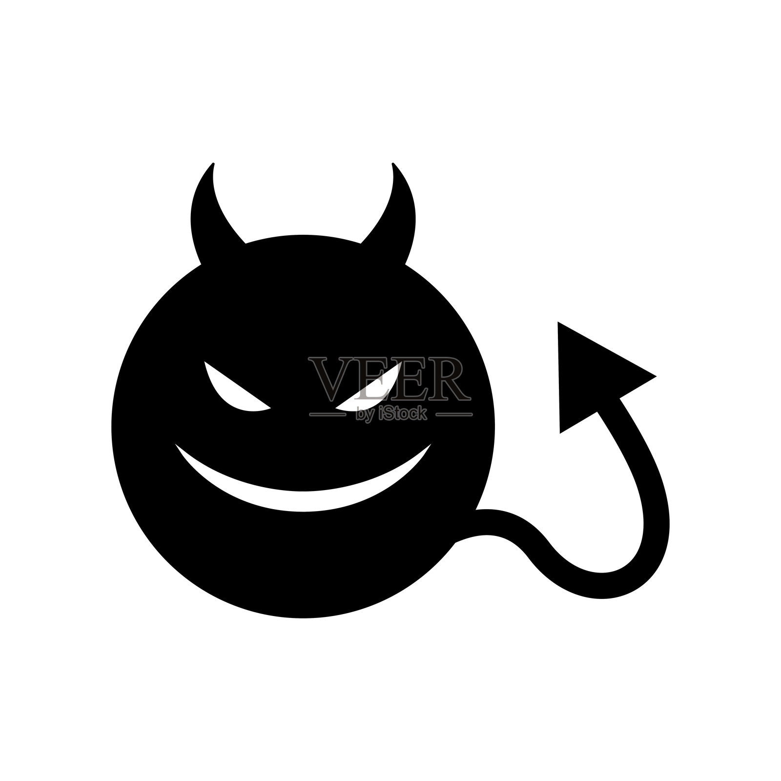 恶魔图标插画图片素材