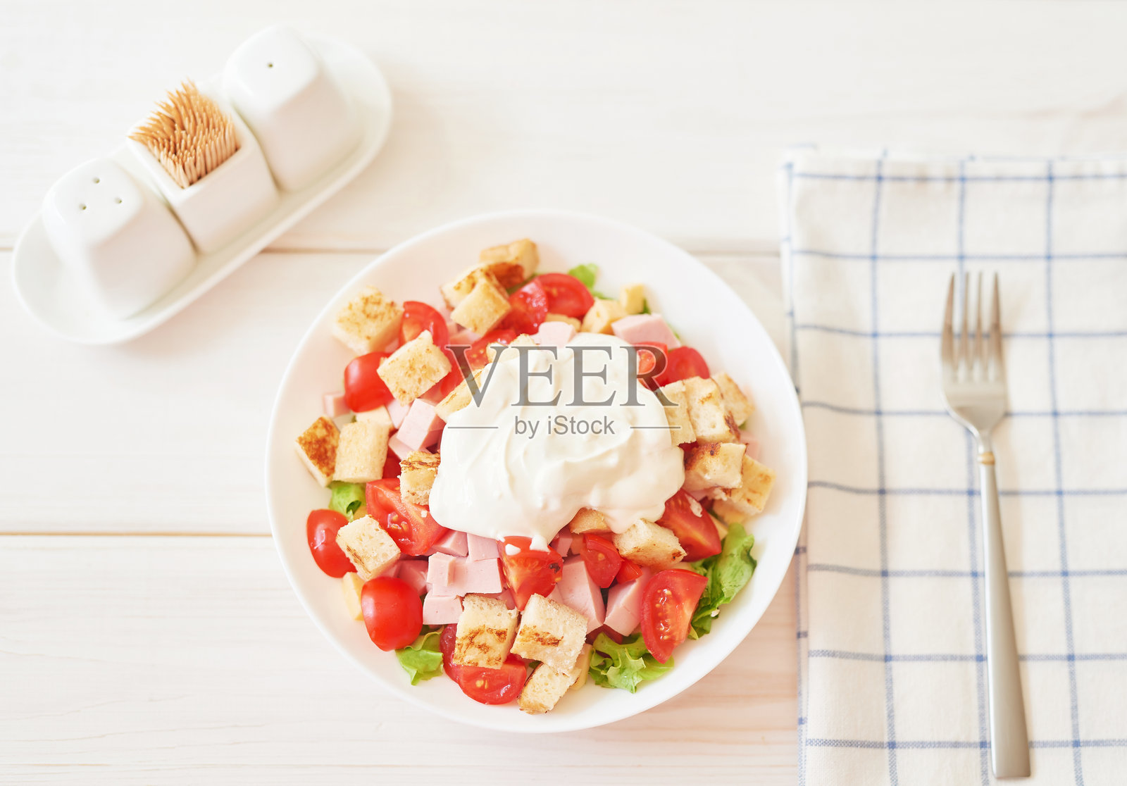 健康饮食。各种健康食品。俯视图。平铺展示。素食主义和素食,生食和排毒饮食。超市和农场照片摄影图片