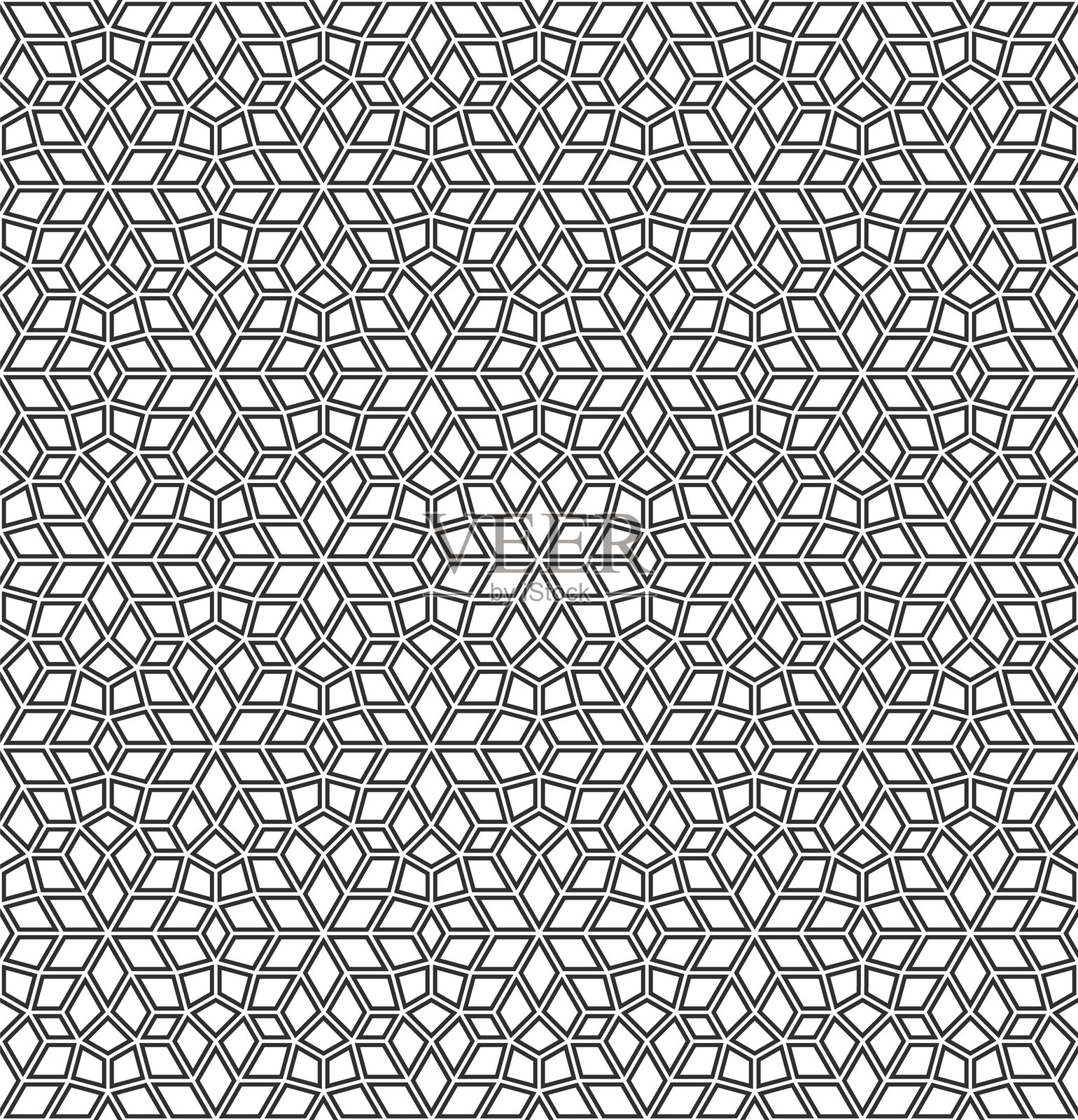 无缝的吉里赫图案。吉里赫4。吉里赫5。吉里赫6。传统伊斯兰设计。清真寺装饰元素。无缝几何图案。无缝伊斯兰图案。背景插图。摩洛哥无缝图案。插画图片素材