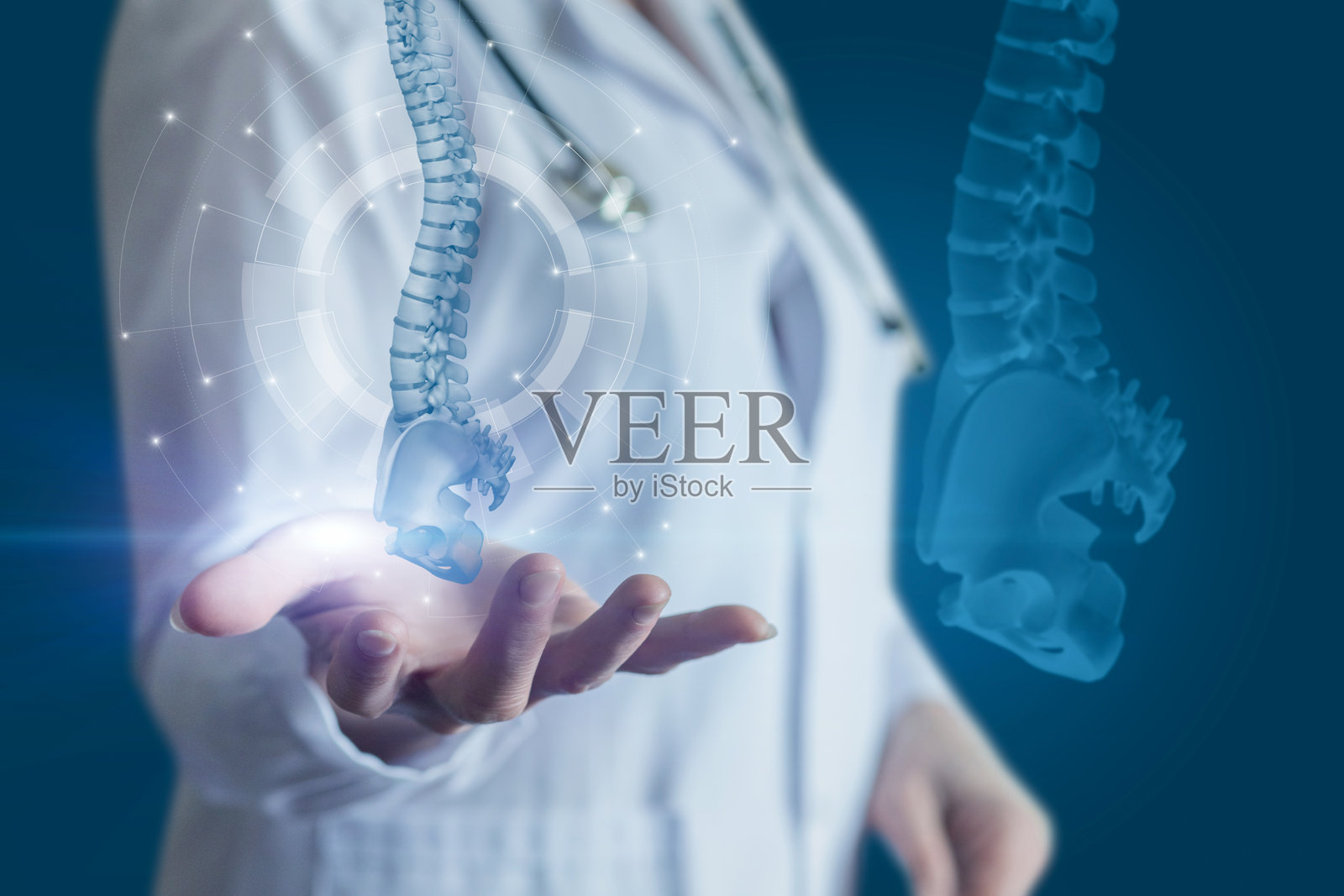 脊柱疾病的诊断和治疗方法。照片摄影图片