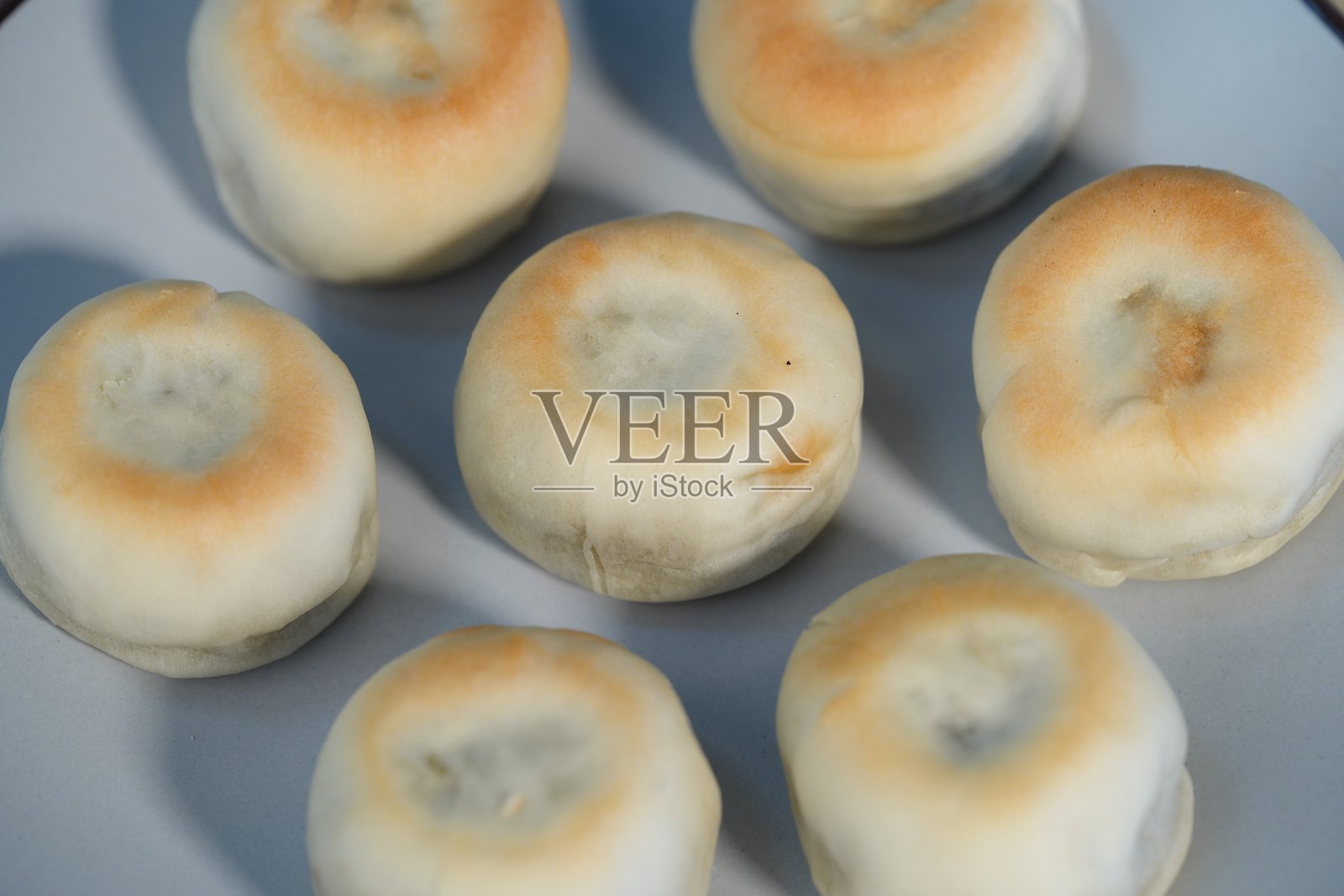 精美排列的传统中式甜点糕点特写照片摄影图片