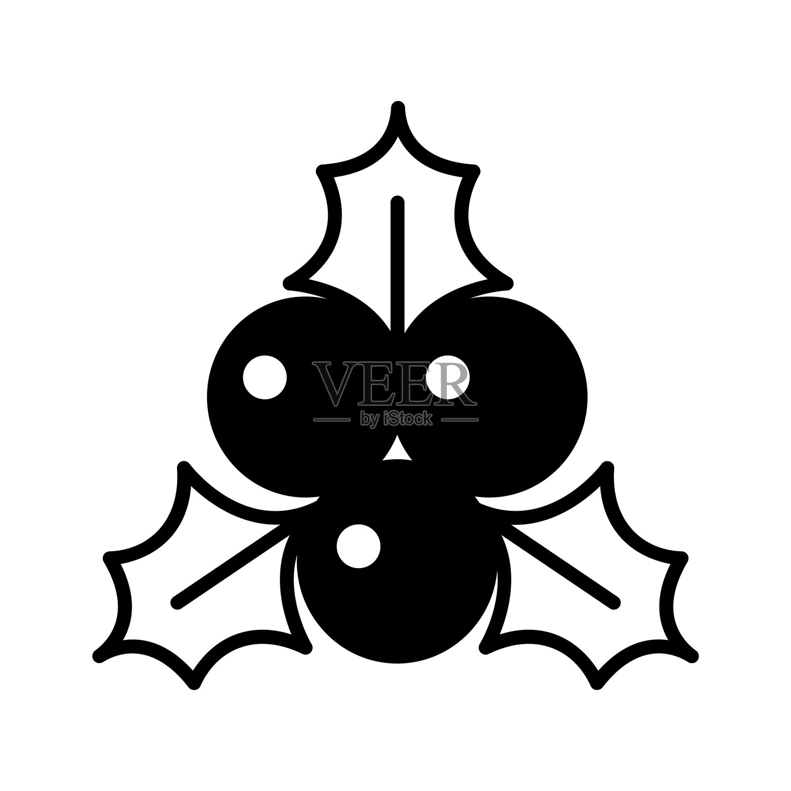 圣诞浆果插画图片素材