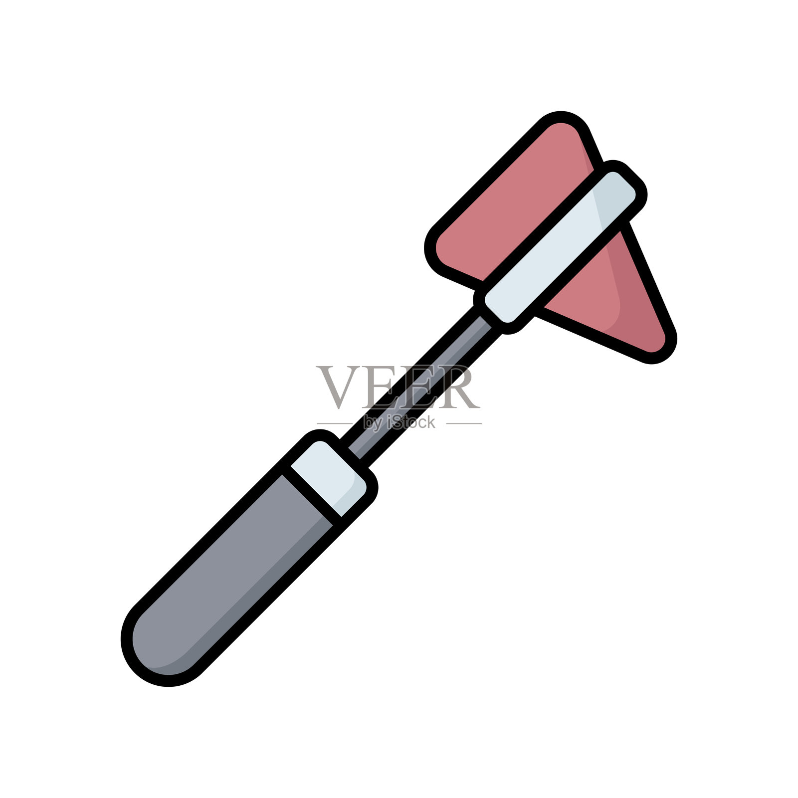 反射图标矢量设计模板,简单而干净插画图片素材