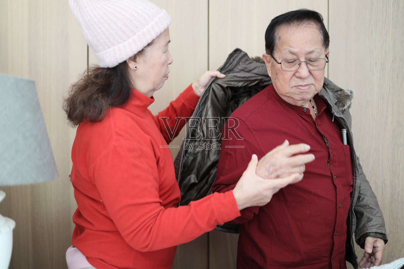 冬季穿搭照片摄影图片