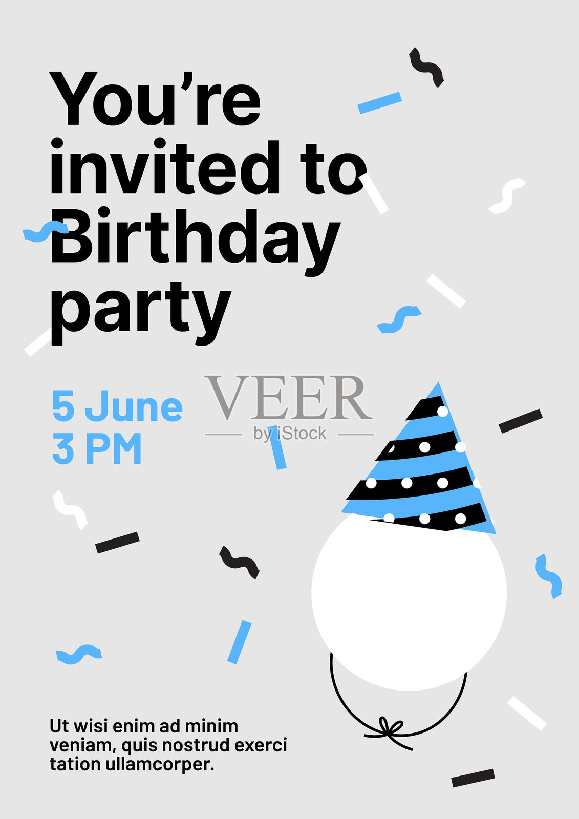 与活动或商业相关的布局模板。插画图片素材