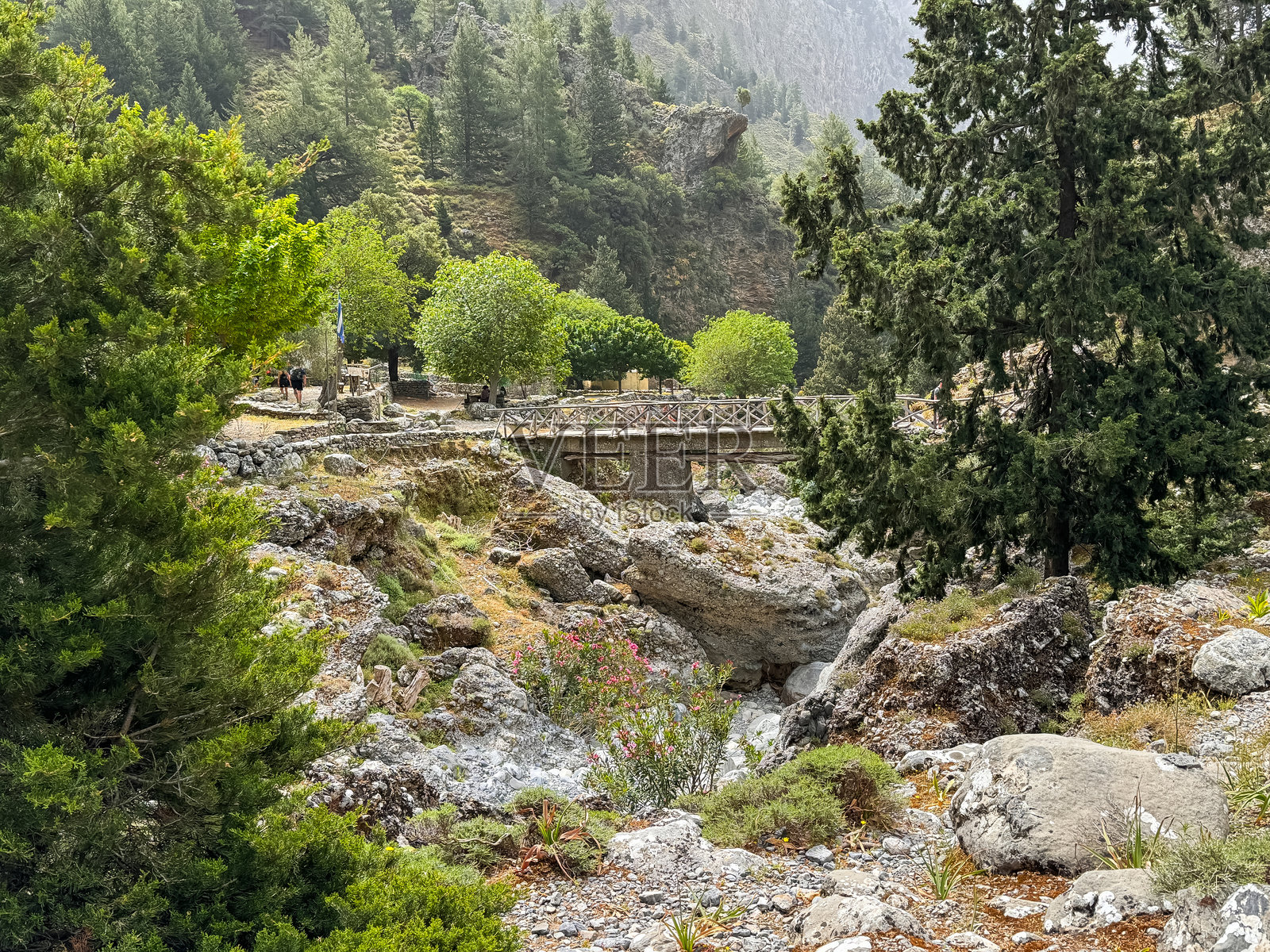 阿吉亚·鲁梅利村,萨马利亚峡谷,克里特国家公园,克里特岛,希腊照片摄影图片