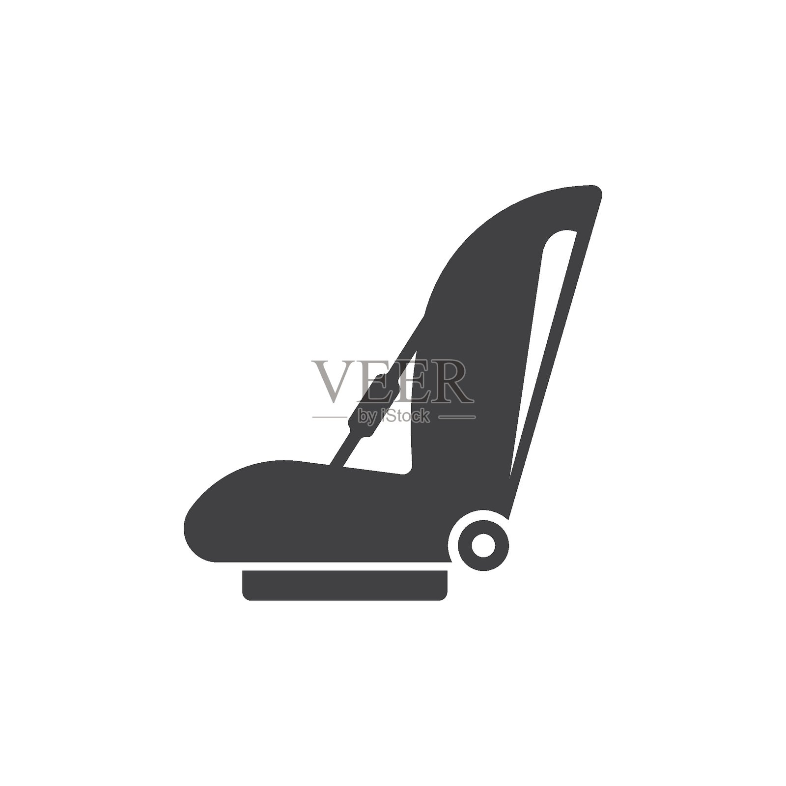 汽车座椅图标插画图片素材