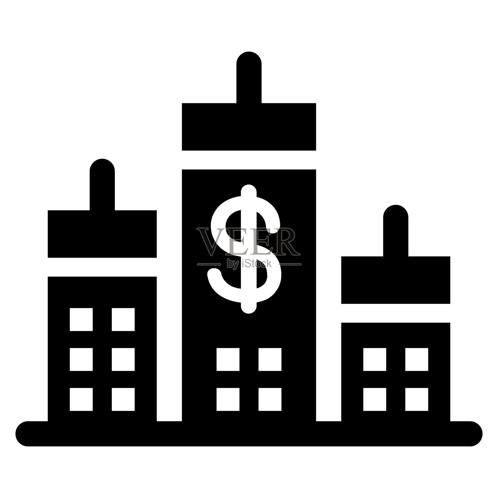 房地产图标矢量插图平面设计插画图片素材